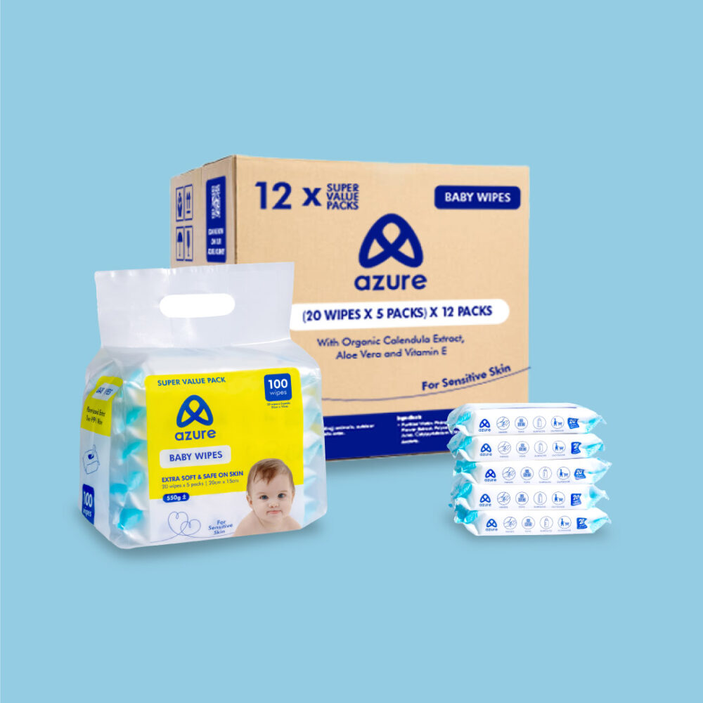Baby Wipes 20's x 5 Packs