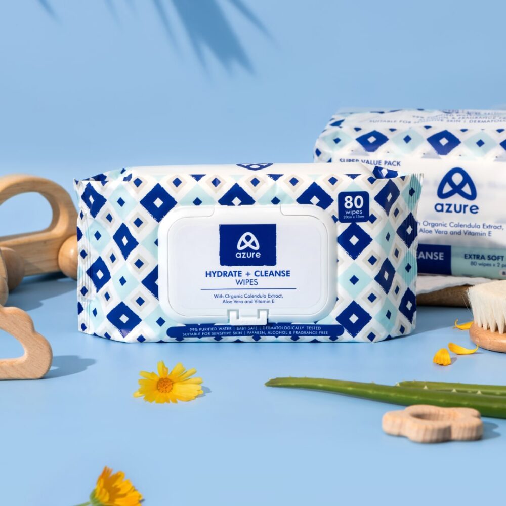 Hydrate + Cleanse Wipes 80's